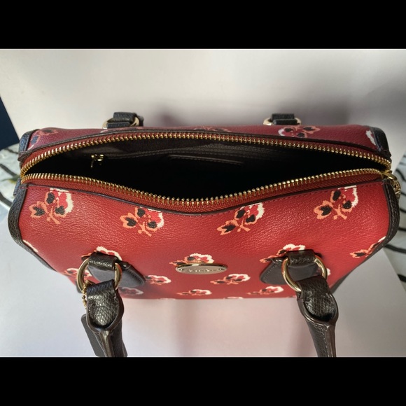 COACH BENNETT SATCHEL IN BRAMBLE ROSE F36203 - Picture 4 of 8